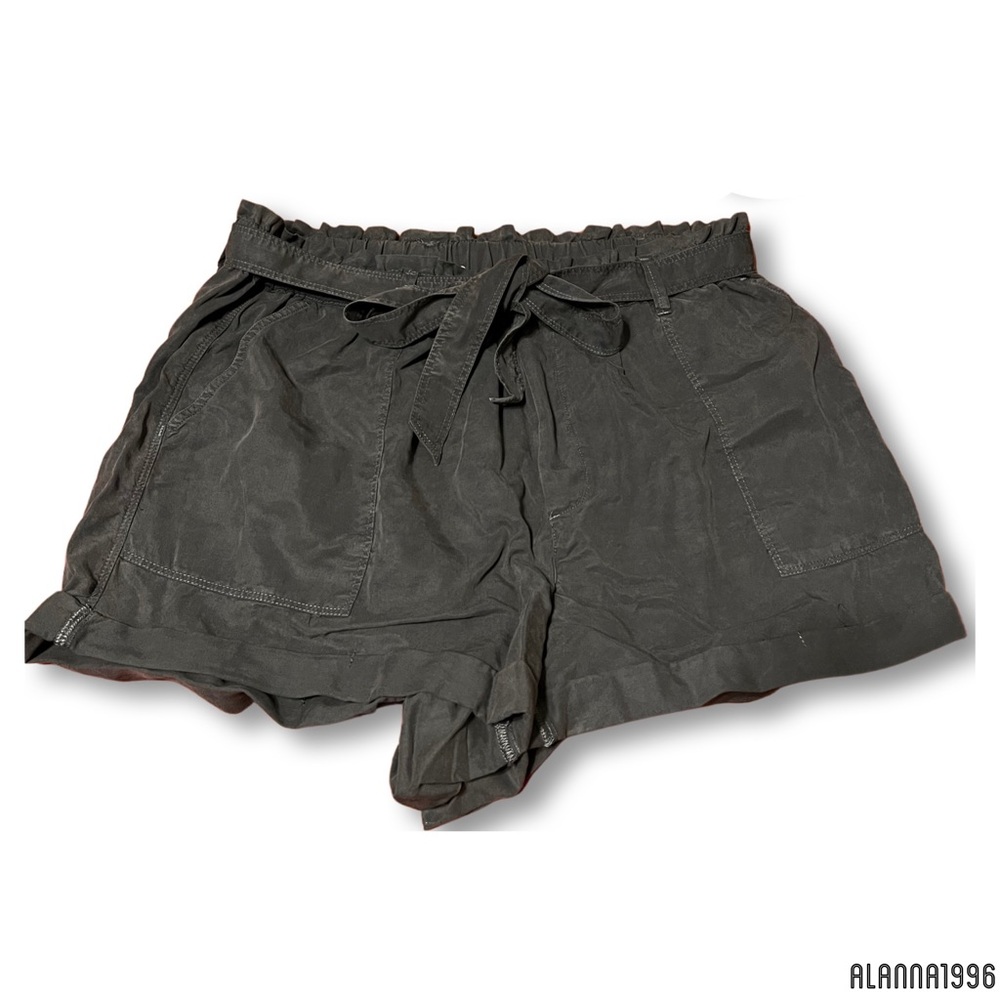 American Eagle Paper bag waist shorts - grey